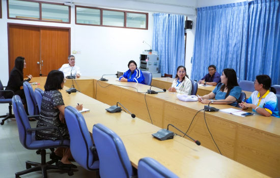 สำนักวิทยบริการฯ จัดประชุมคณะกรรมการประชาสัมพันธ์ มรภ.หมู่บ้านจอมบึง วางแนวทางขับเคลื่อนการสื่อสารองค์กรอย่างมีประสิทธิภาพ