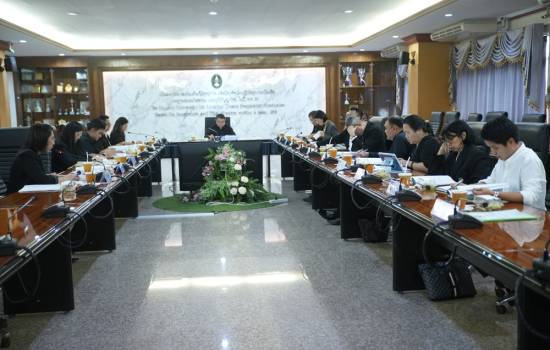 มหาวิทยาลัยราชภัฏหมู่บ้านจอมบึงจัดประชุมคณะกรรมการอำนวยการโครงการจัดการศึกษาภาคพิเศษ