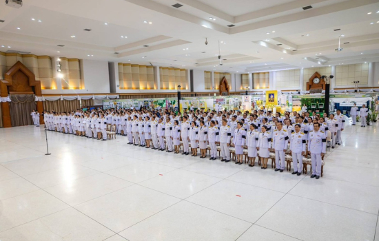 มหาวิทยาลัยราชภัฏหมู่บ้านจอมบึงเข้าร่วมพิธีเปิดการประชุมวิชาการระดับชาติและนานาชาติ “ราชภัฏวิจัย ครั้งที่ 8”