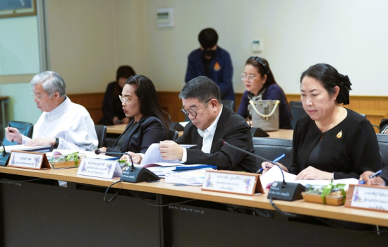 รักษาราชการแทนอธิการบดี มรภ.หมู่บ้านจอมบึง ร่วมประชุมคณะกรรมการศึกษาธิการจังหวัดราชบุรี ครั้งที่ 8/2568