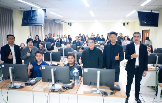 สำนักวิทยบริการฯ จัดอบรมเชิงปฏิบัติการ “AI เพื่อการวิเคราะห์ข้อมูลเชิงบริหารและงานสนับสนุนการศึกษา” รุ่นที่ 1 เสริมทักษะดิจิทัลบุคลากรสายสนับสนุน