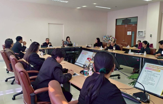 รองอธิการบดี มรภ.หมู่บ้านจอมบึง ร่วมแลกเปลี่ยนเรียนรู้แนวทางประกันคุณภาพการศึกษา ตามเกณฑ์ AUN-QA Version 4.0