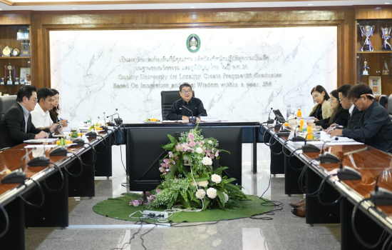 ประชุมคณะกรรมการบัณฑิตศึกษา ครั้งที่ 1/2569 เดินหน้ากลั่นกรองผู้สำเร็จการศึกษาและกำหนดแนวทางการรับสมัครหลักสูตรบัณฑิตศึกษา