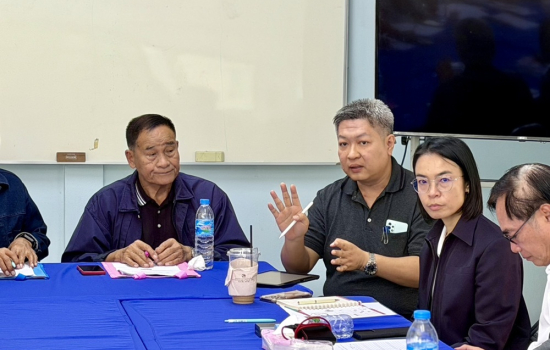 ศูนย์สหกิจศึกษาร่วมประชุมเครือข่าย (ศพก.) และแปลงใหญ่ ระดับอำเภอ ขับเคลื่อนการเรียนรู้เชิงพื้นที่ตามแนวทาง CWIE